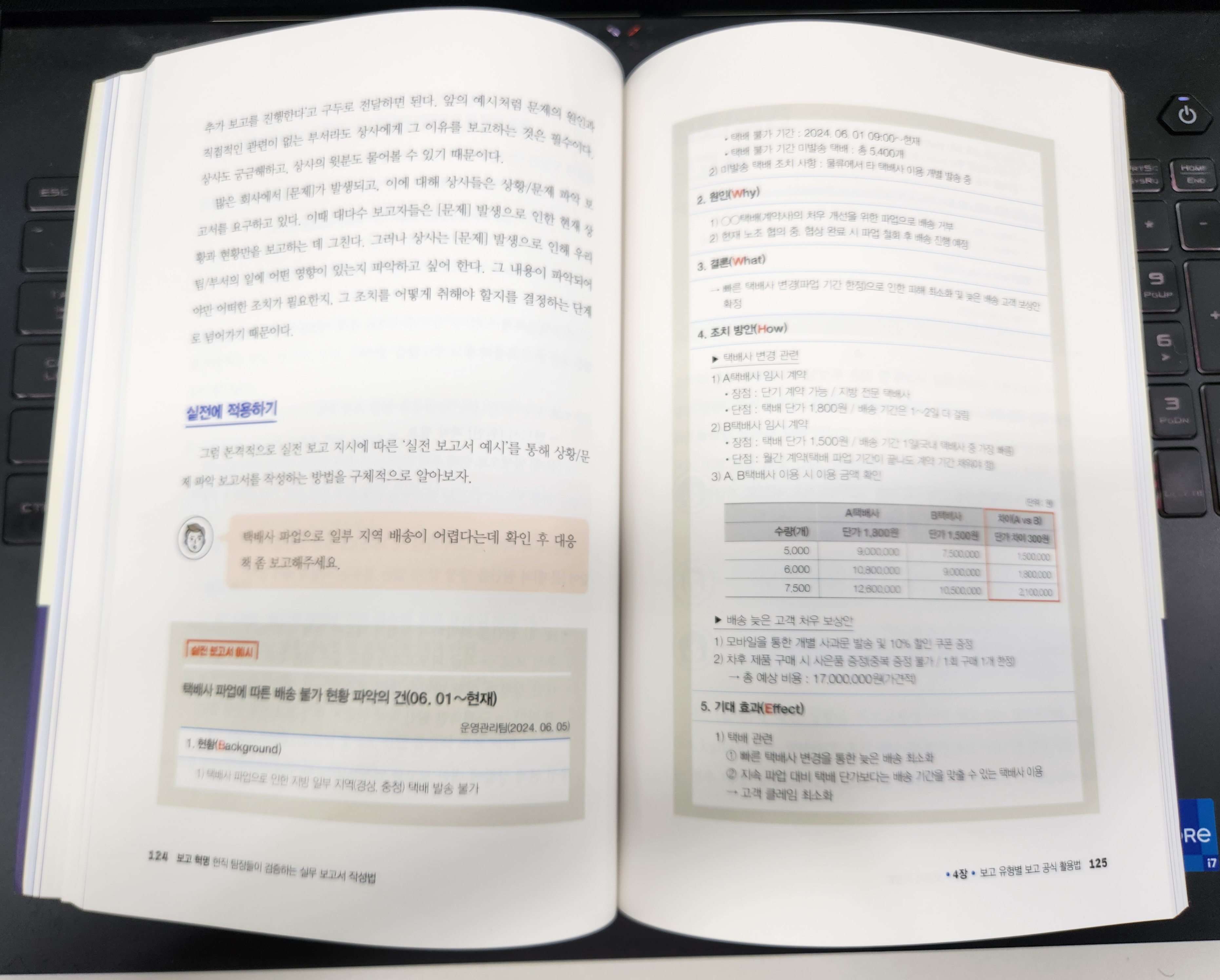 [북리뷰-자기계발] 보고혁명 (한빛미디어, 2024) - 유형별 실제 보고서 예시