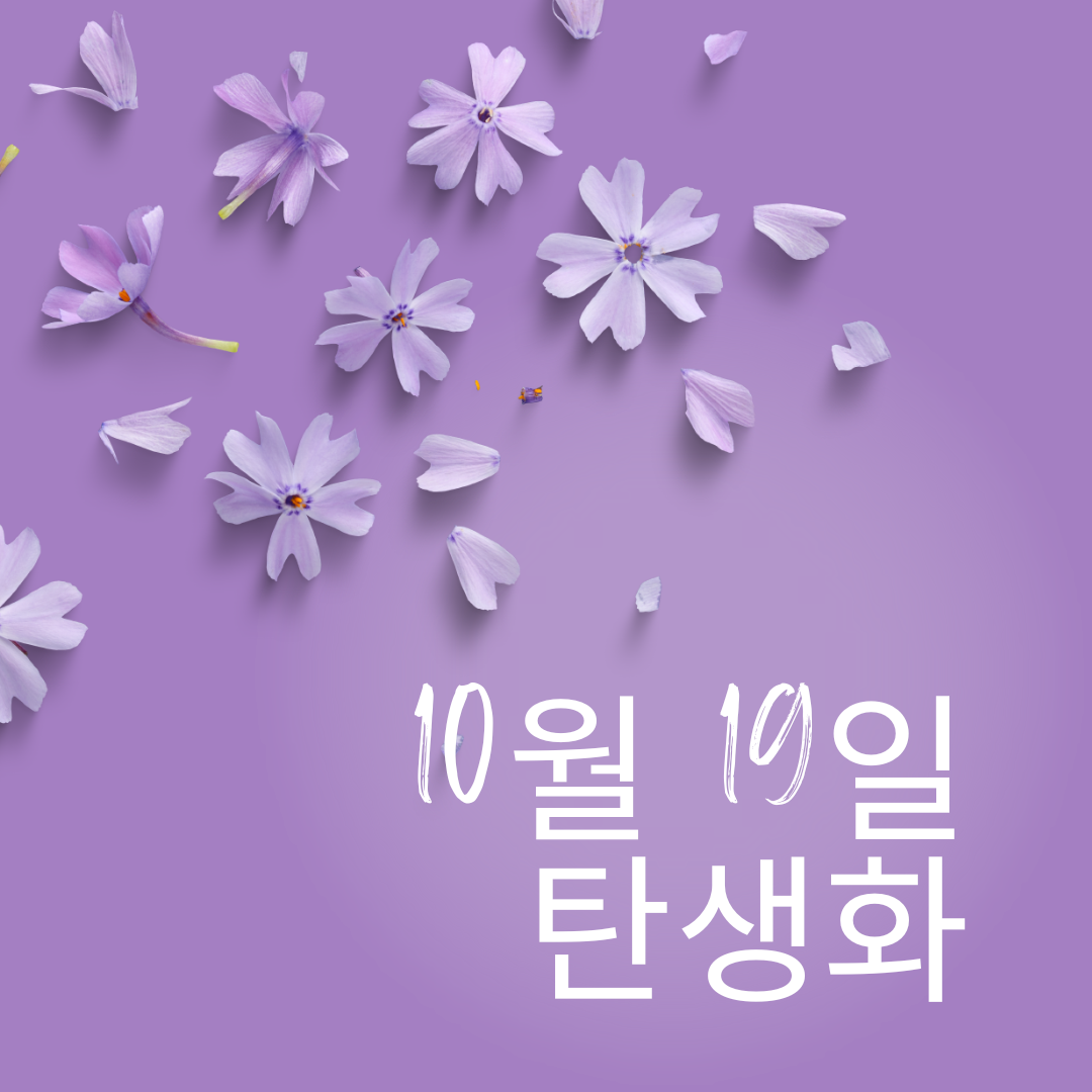 10월19일 탄생화 빨간 봉선화