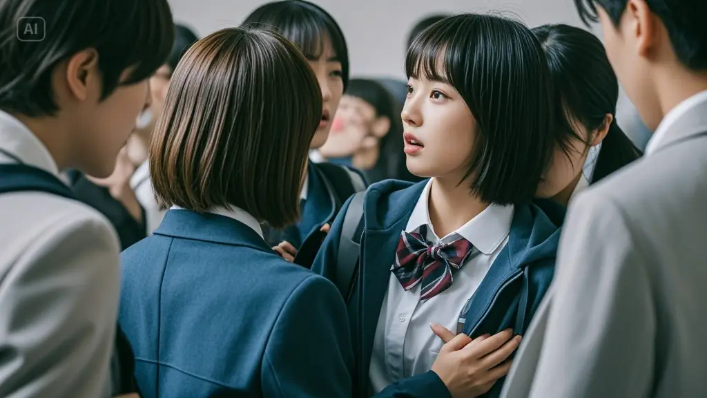 괴롭힘을 당하는 학생