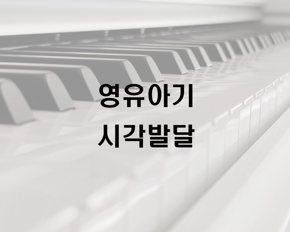  영유아기 시각발달