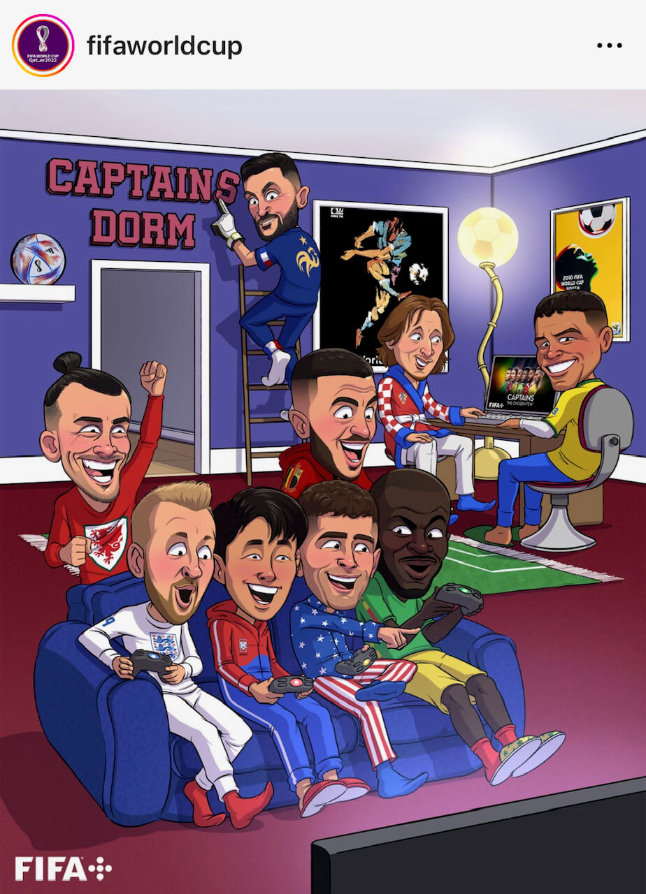 전세계인의 축제, 피파월드컵이 이번엔 카타르에서(출처: FIFA인스타)