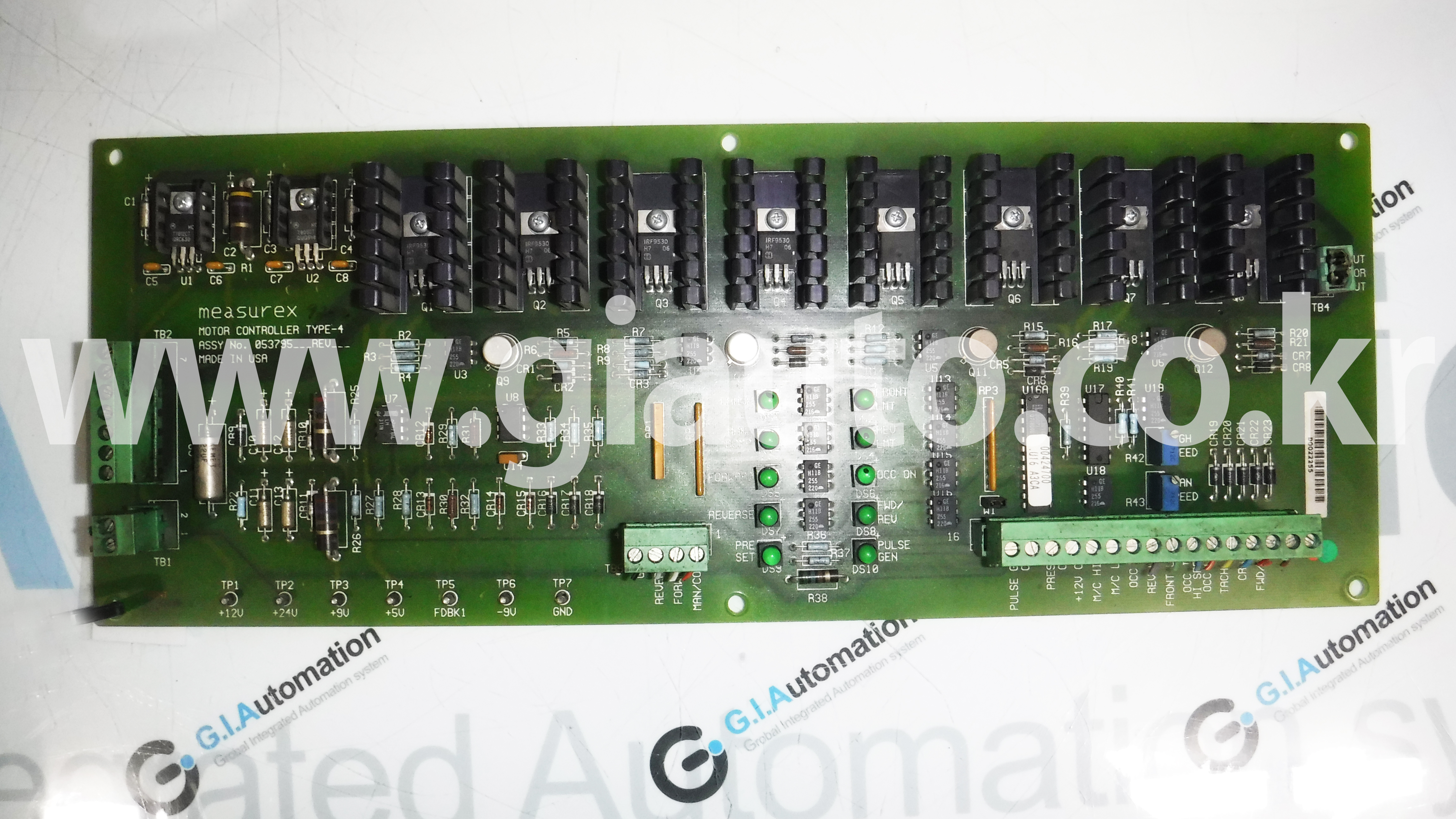 MOTOR CONTROLLER TYPE-4, P.C.B, measurex, 053795