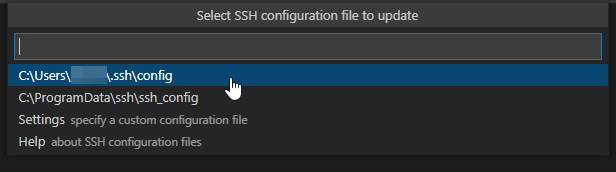ssh config 저장