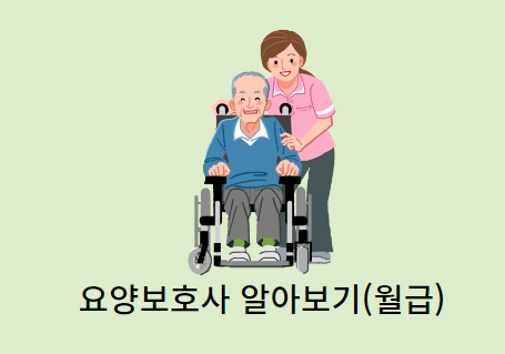 요양보호사-월급