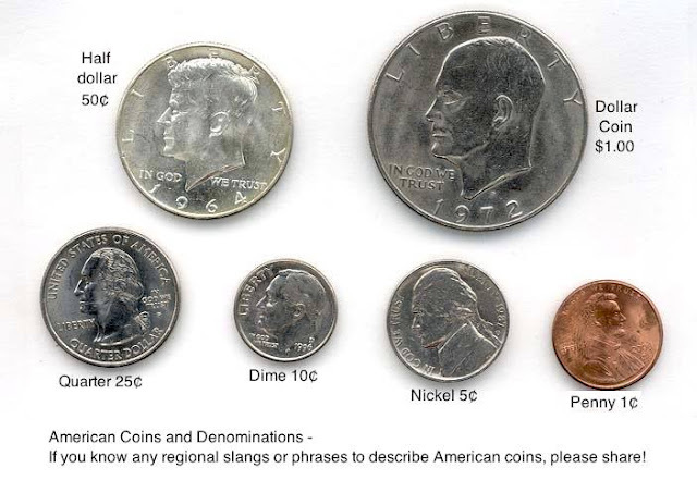 미국 달러 동전 Names of US Coins