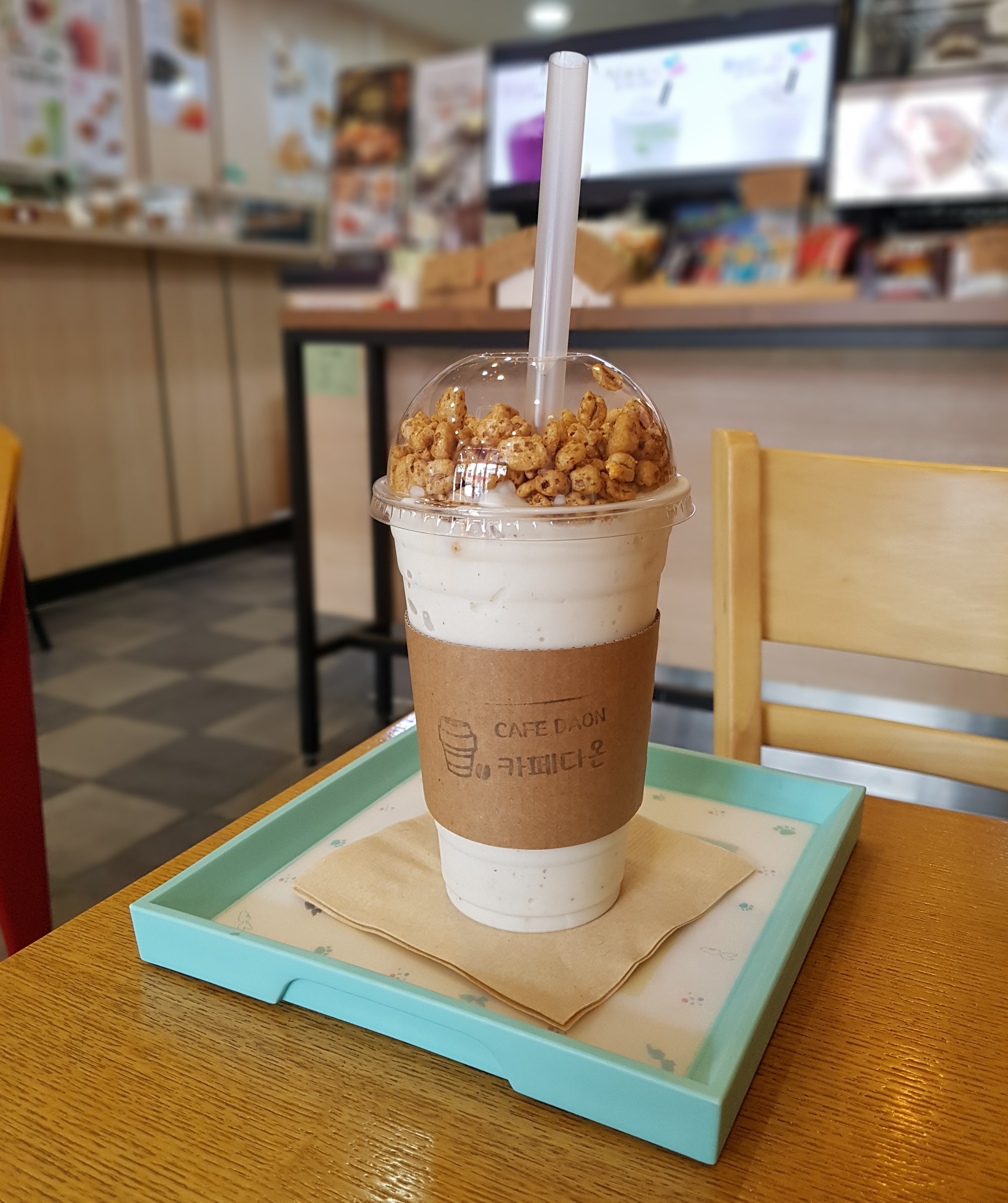  [남동인더스파크역 카페] 카페 다온에서 죠리퐁 프라페 한잔!