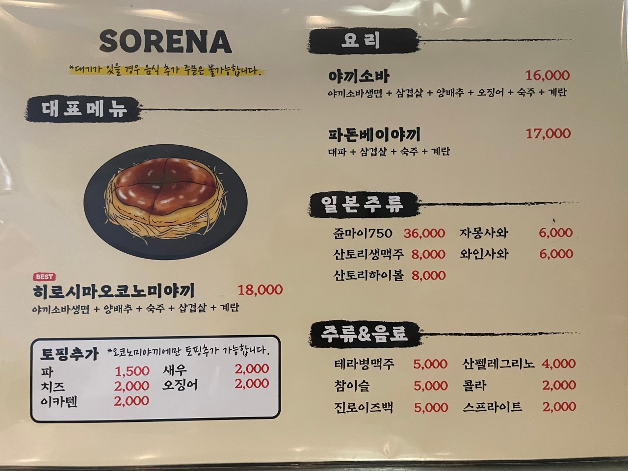 생활의 달인 히로시마식 오코노미야키 화성 맛집