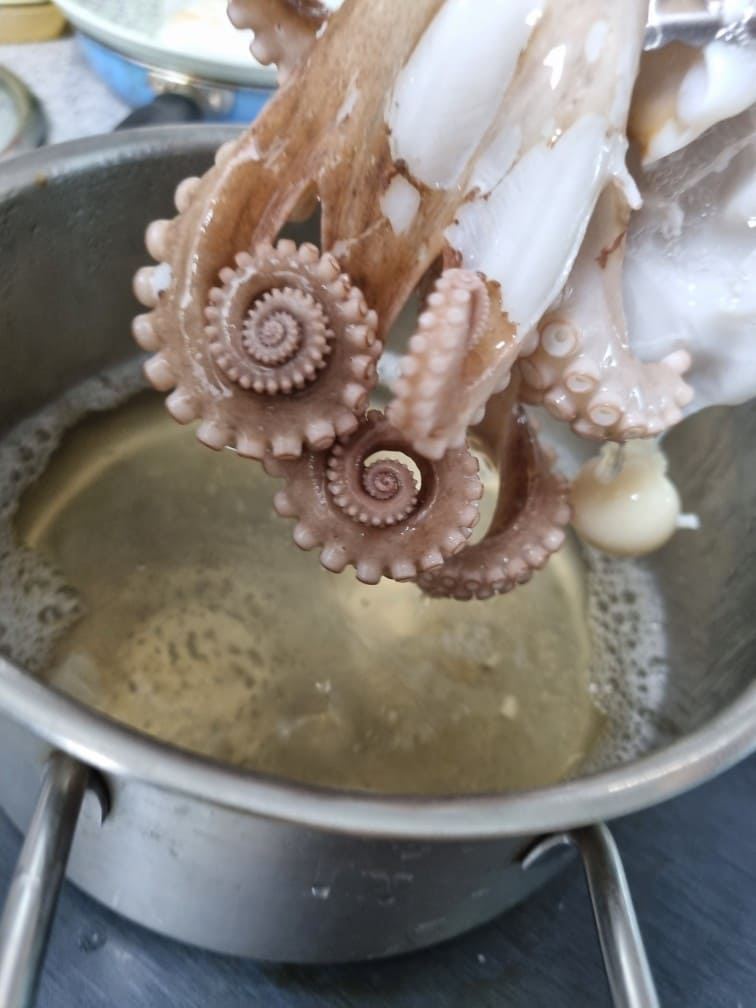 문어 숙회