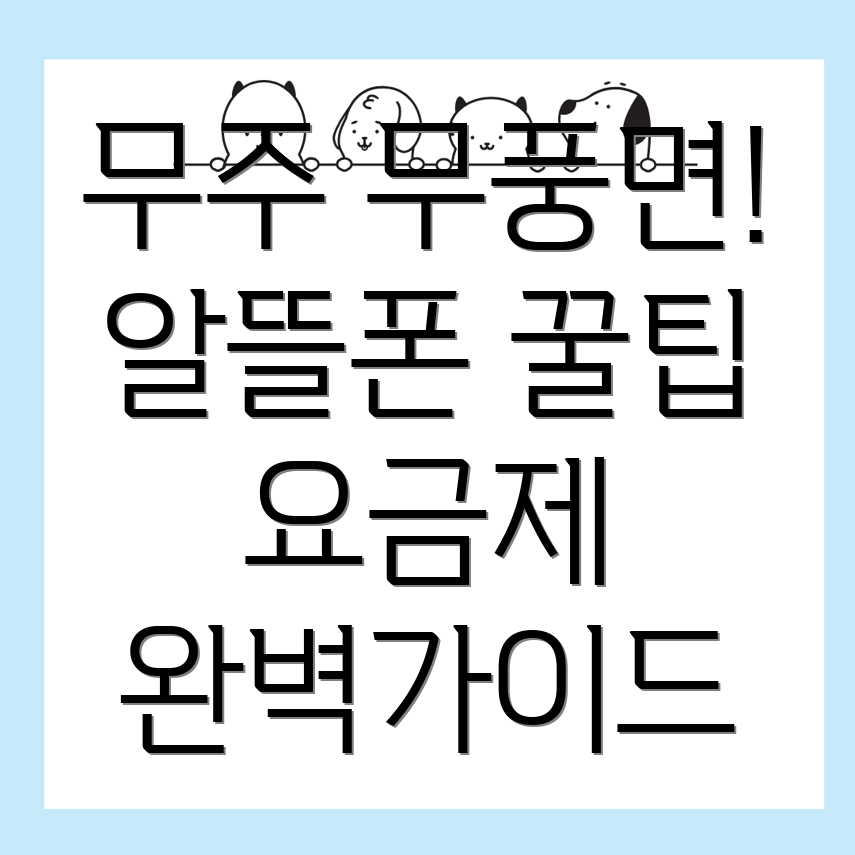 알뜰폰 요금제