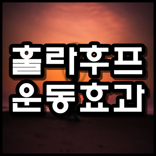  훌라후프 운동효과