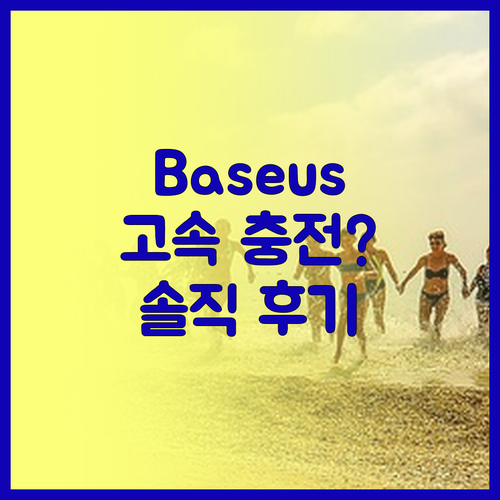 Baseus 차량용 충전기 솔직 후기