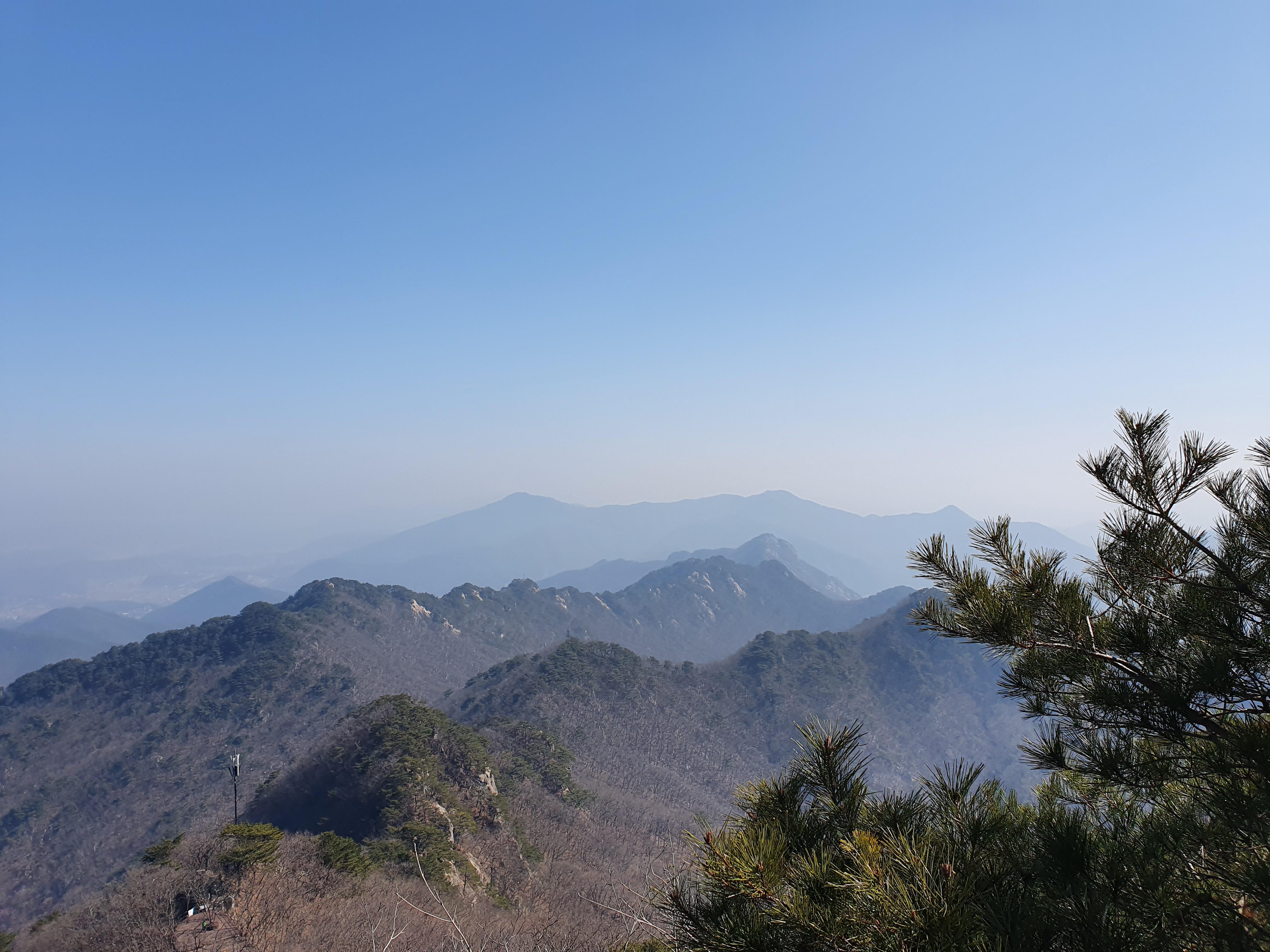  계룡산 등산코스 (천정골 - 남매탑 - 삼불봉 그리고 관음봉에서 동학사 주차장까지,,,)