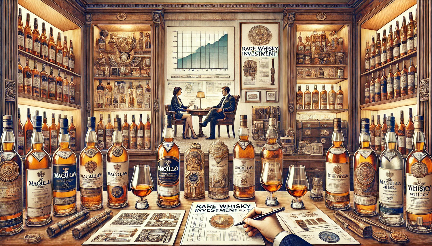 최고급 위스키 투자 가이드! 희귀 위스키로 돈 버는 방법