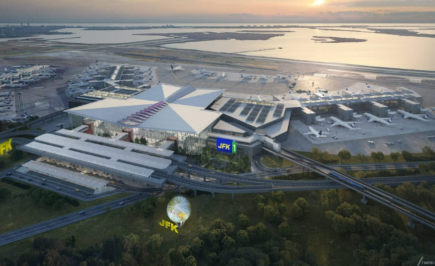 뉴욕 존 F. 케네디 국제공항 새 터미널 1&#44; 태양광으로 업그레이드 VIDEO: 13&#44;000 Solar Panels Will Help Power JFK Airport’s ‘New Terminal One’