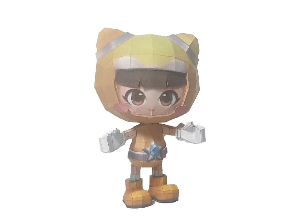 카트라이더 러쉬플러스 캐릭터 디지니 종이모형 도안