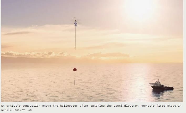 헬리콥터에 의한 로켓 부스터 회수 기술 VIDEO: A Helicopter Will Try to Catch a Rocket Booster in Midair