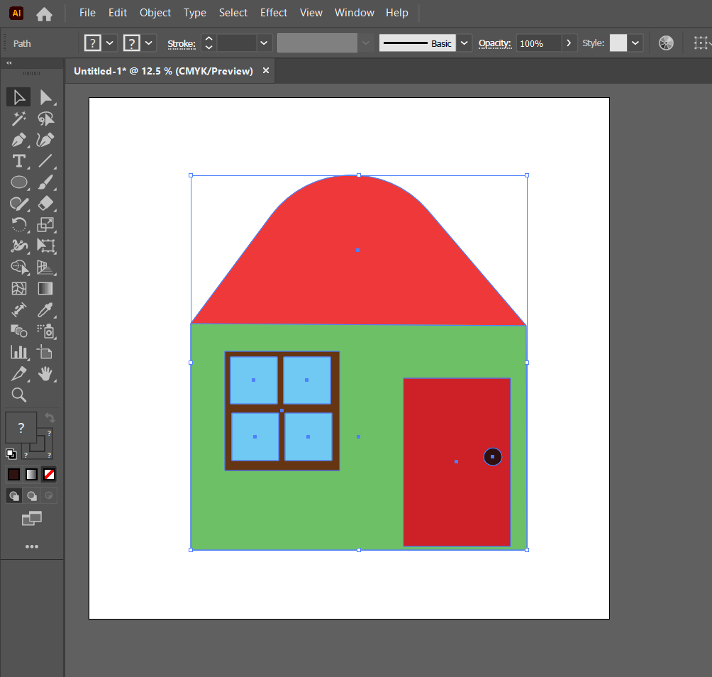 아트보드 사이즈 줄이기