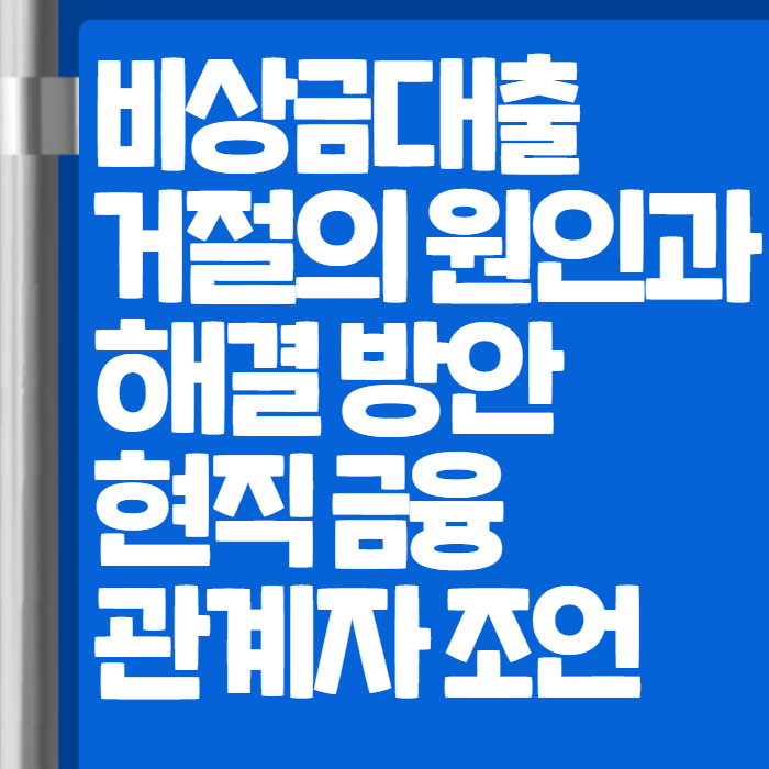 비상금대출 부결