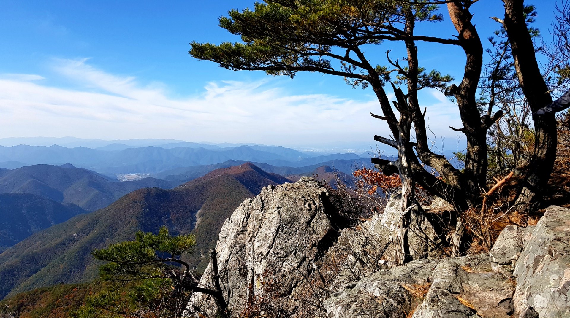 경북 청도 가을 단풍 계곡 산행