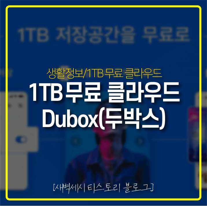 1TB 무료 클라우드 두박스(dubox) 이용후기