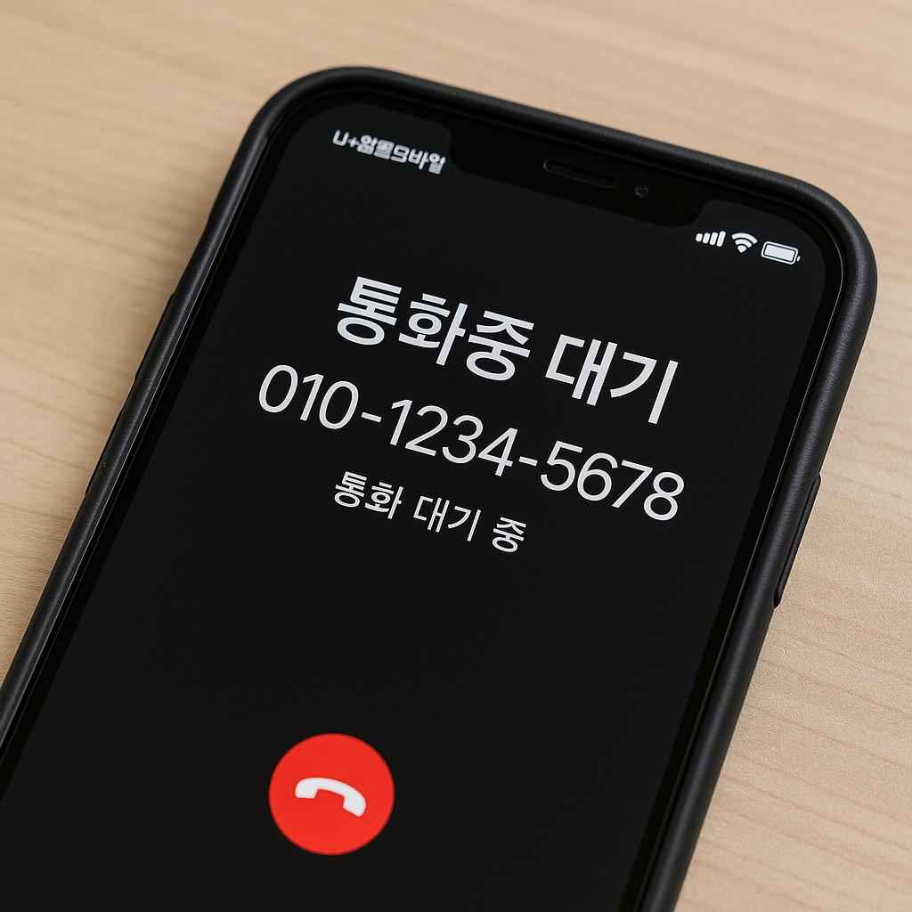 알뜰폰 통화중대기