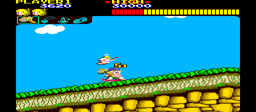  원더보이 - ワンダー・ボーイ ROM 다운로드 (아케이드 / ARCADE / 마메 / MAME - 롬파일)