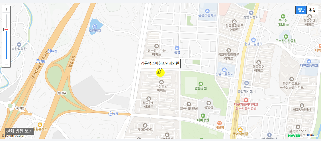 대구광역시에서 일요일 소아과 진료를 볼 수 있는 병원 율하연합소아청소년과의원