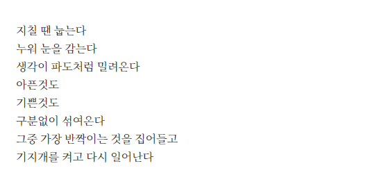  마음을 쓰다 : 다시 일어나는 법