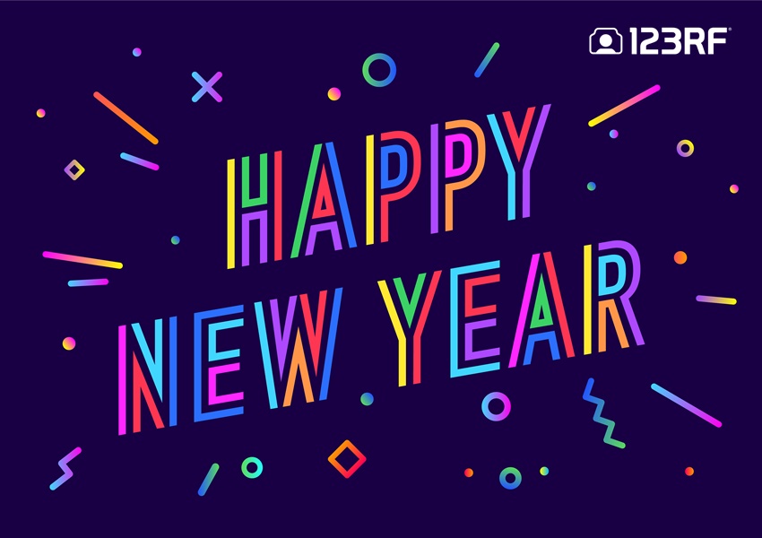  HAPPY NEW YEAR  텍스트·켈리·레터링 모음