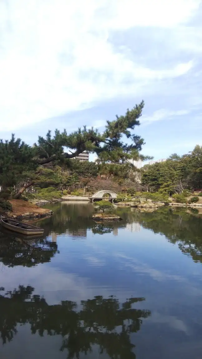 히로시마 슈케이엔 호수