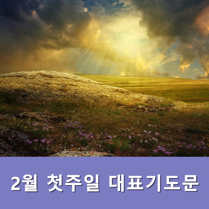  2월 첫주일 대표기도문 모음