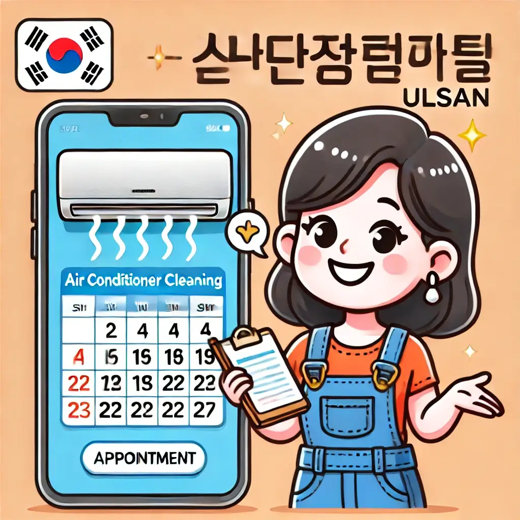 울산 에어컨 청소 가격&amp;#44; 예약방법/비용&amp;#44; 벽걸이부터 시스템까지