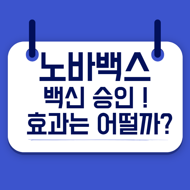  노바백스 백신 승인되나