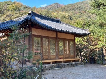 한옥카페 편백숲정원