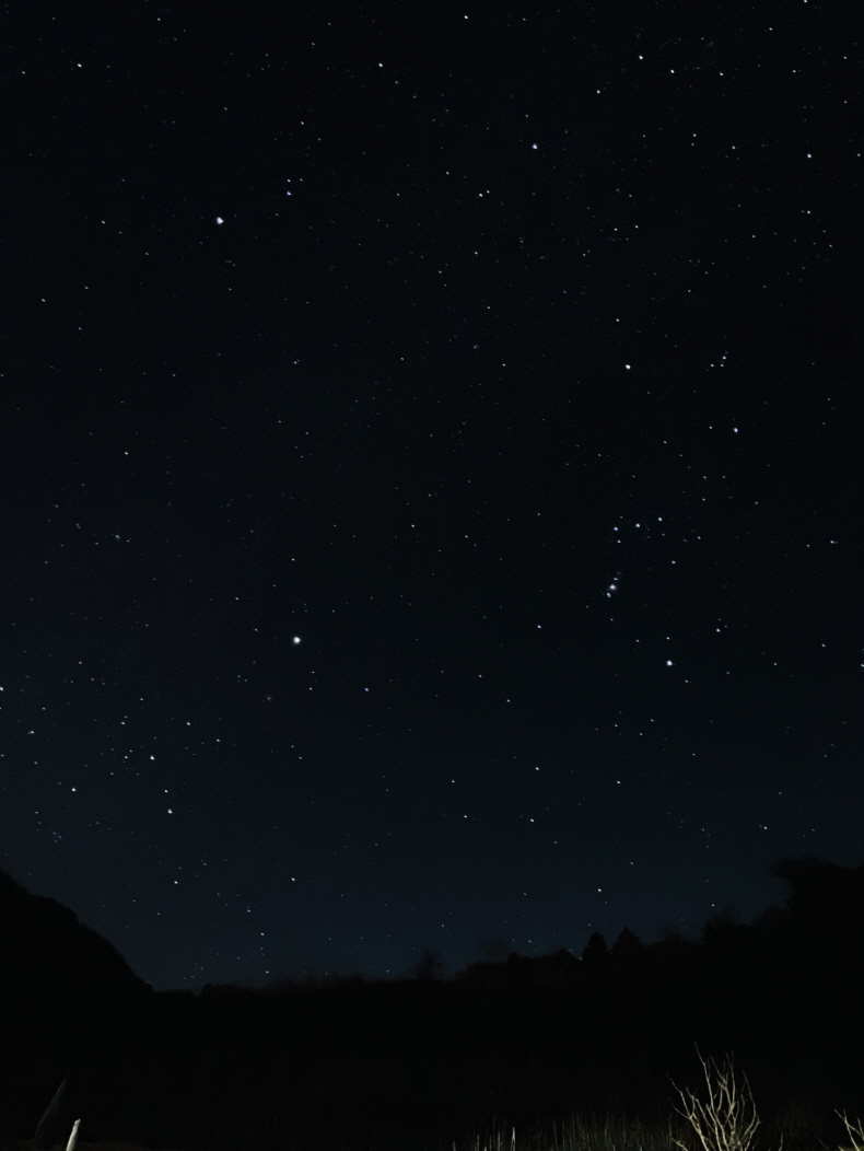 야간모드 밤하늘 촬영