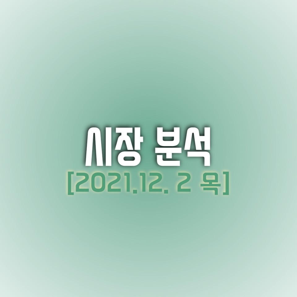  금일(12/02) 주식 시장 분석