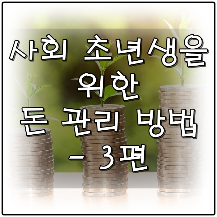  사회 초년생을 위한 돈 관리 방법 - 3편