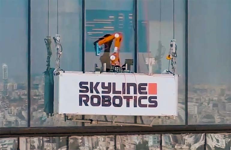 인명도 구하고 유리창도 닦고...스카이라인 로보틱스 창호 청소 로봇 VIDEO: Skyline Robotics Raises $6.5M To Automate High-Rise Window Washing