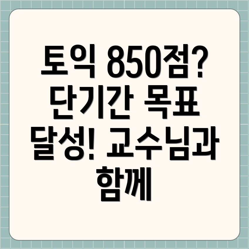 토익 850점