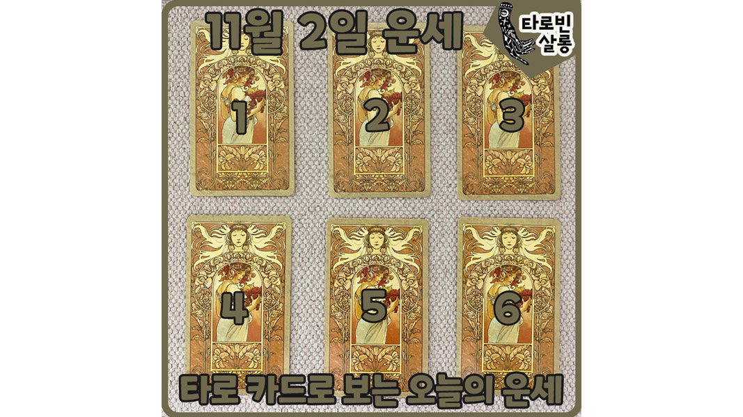  [11월 2일 운세] 타로 카드로 보는 365일 오늘의 운세