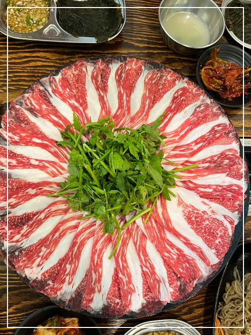  광주 운암동 맛집, 운암회관 이색적인 구절판차돌박이 요리, 광주 맛집 술집 추천