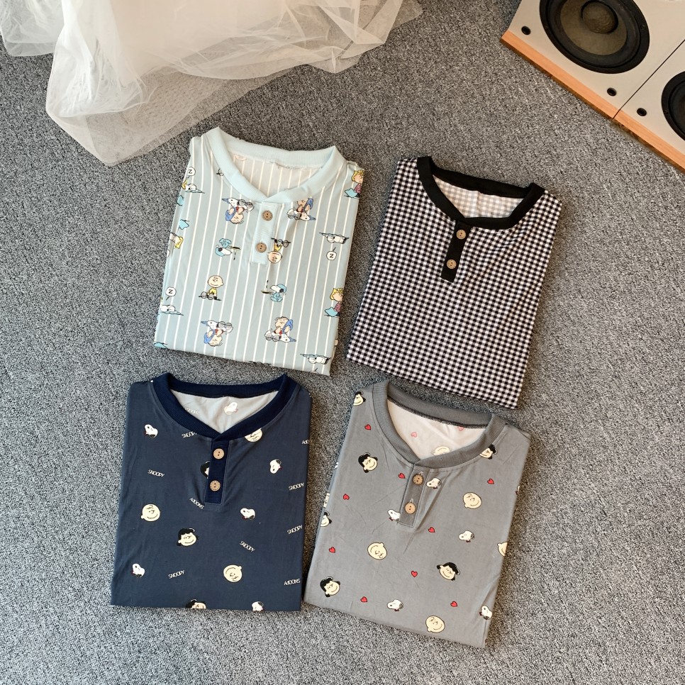 기모 원피스 잠옷 [시즌OFF] 피치기모 겨울 46