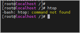 htop command not found