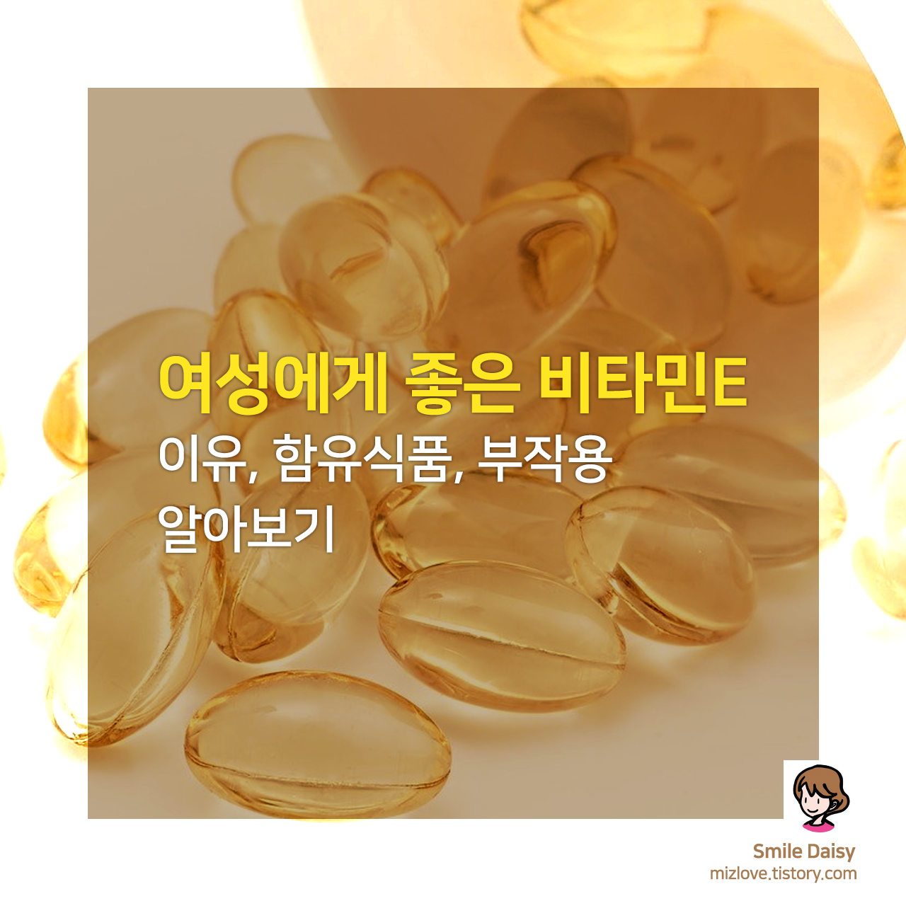  비타민 E효능 부작용 / 비타민 E가 여자에게 좋은 이유