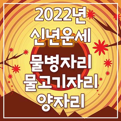  (물병자리, 물고기자리, 양자리) 2022년 은하별의 별자리 신년운세