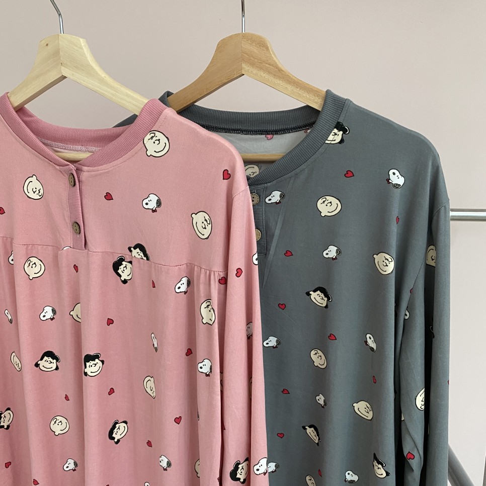 기모 원피스 잠옷 [시즌OFF] 피치기모 겨울 43