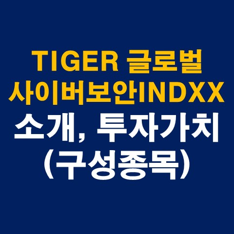 TIGER 글로벌사이버보안 INDXX 소개 및 투자가치 (구성종목)_썸네일