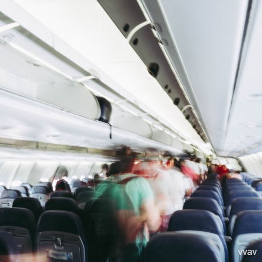 inside the plane