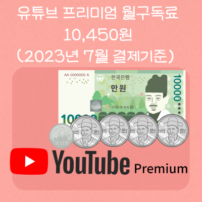 유튜브-프리미엄-월구독료 인상 전