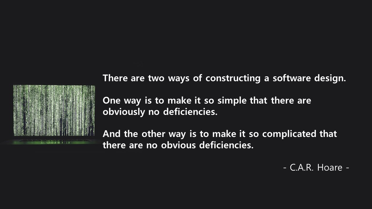 IT 업계 영어 명언 (단순하거나&#44; 복잡하거나&#44; simple&#44; complicate) - 3